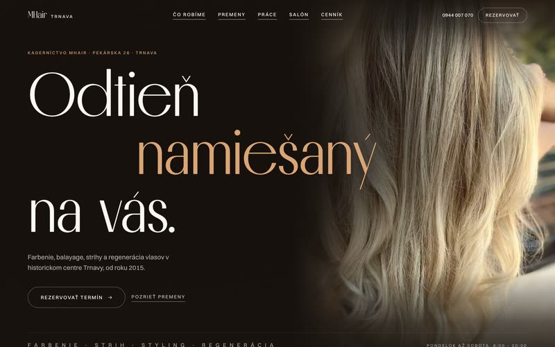 Web: Kaderníctvo