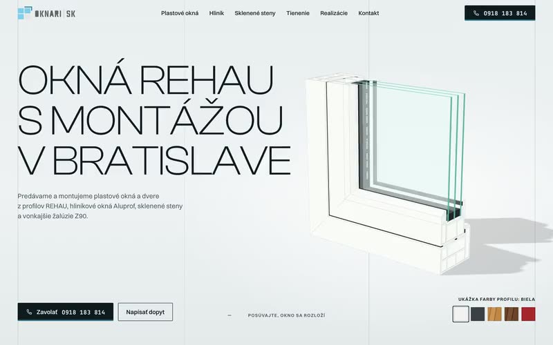Web: Okná a dvere