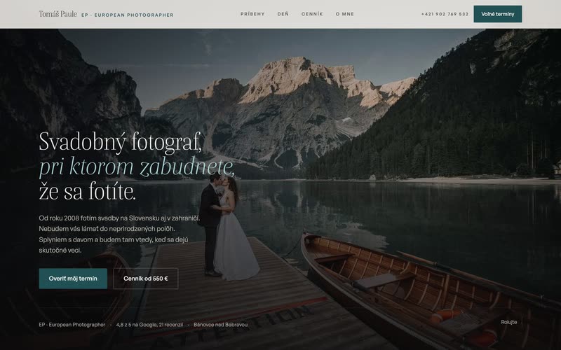Web: Svadobný fotograf