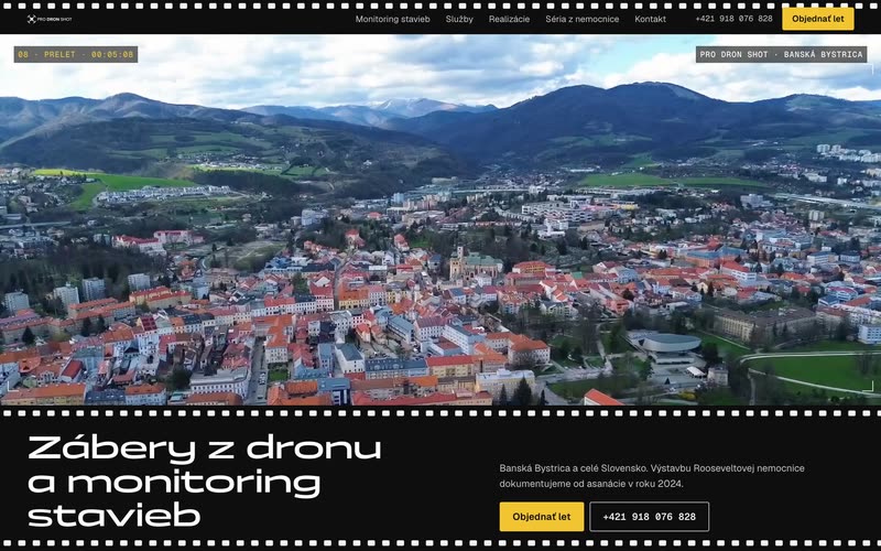 Web: Zábery z dronu