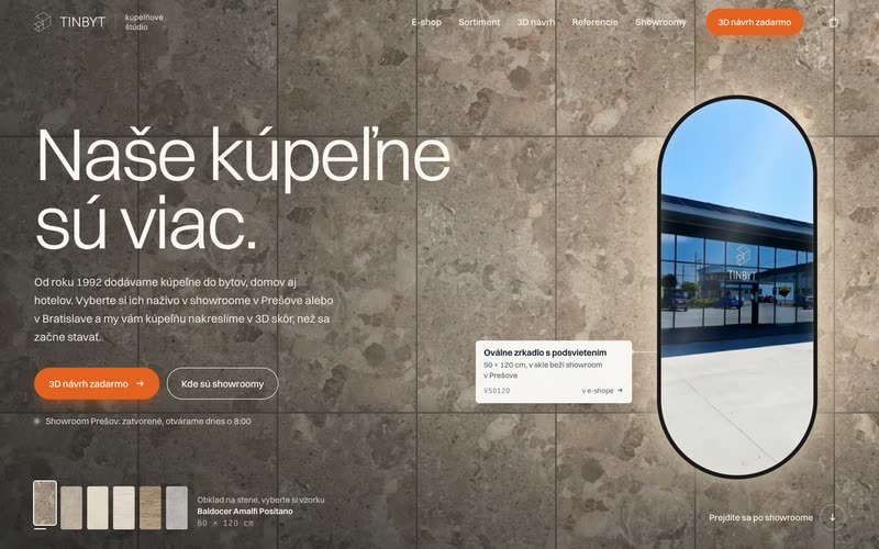 Web: Kúpeľňové štúdio